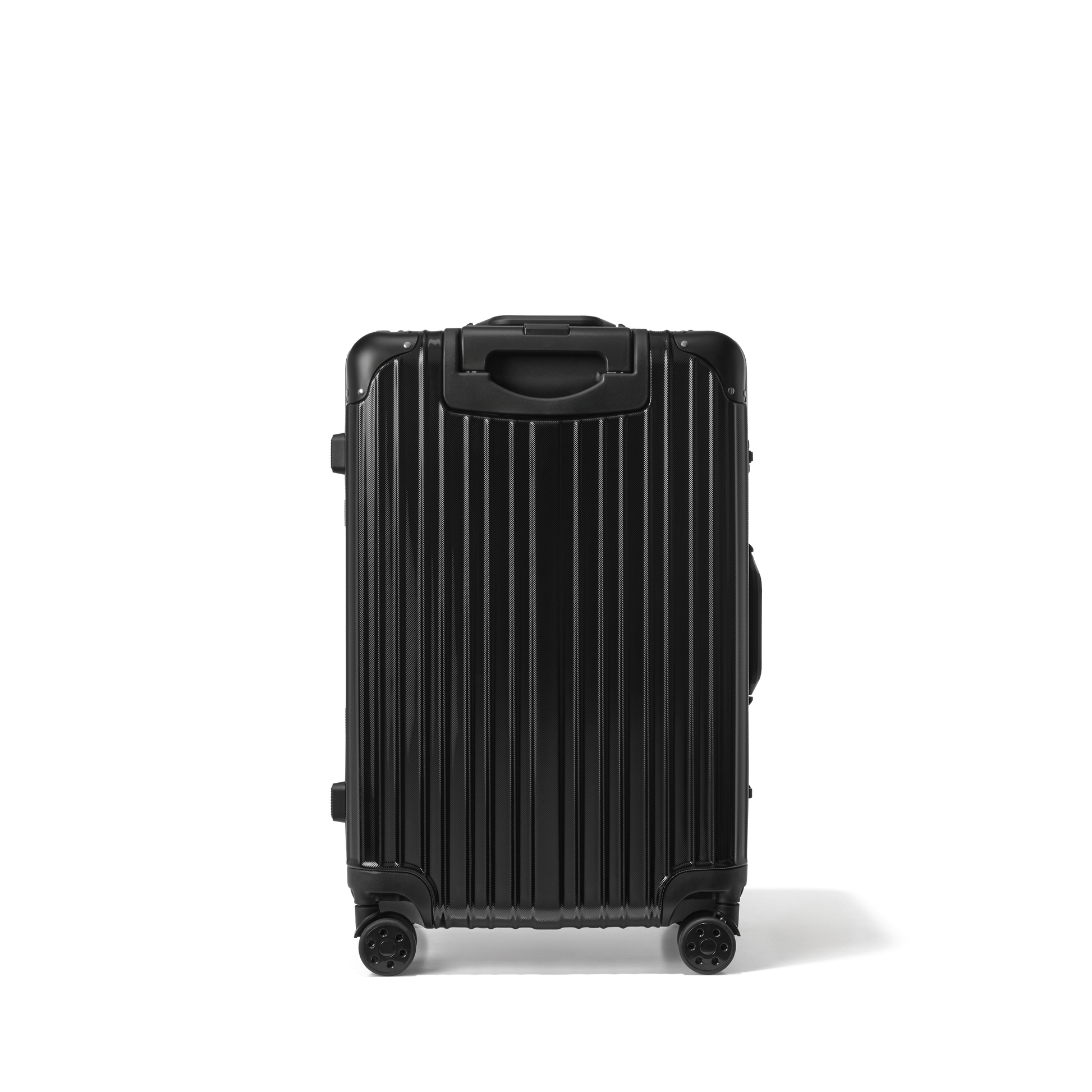 Reiskoffer Zwart Medium AEON | Voyagoux achterkant