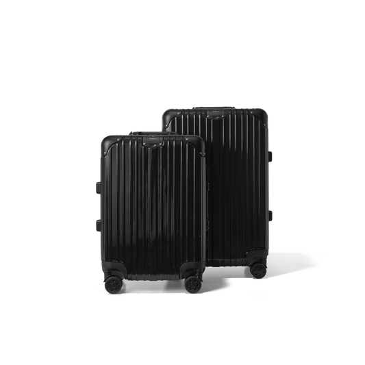 Kofferset 2 delig Zwart S / M AEON | Voyagoux voorkant