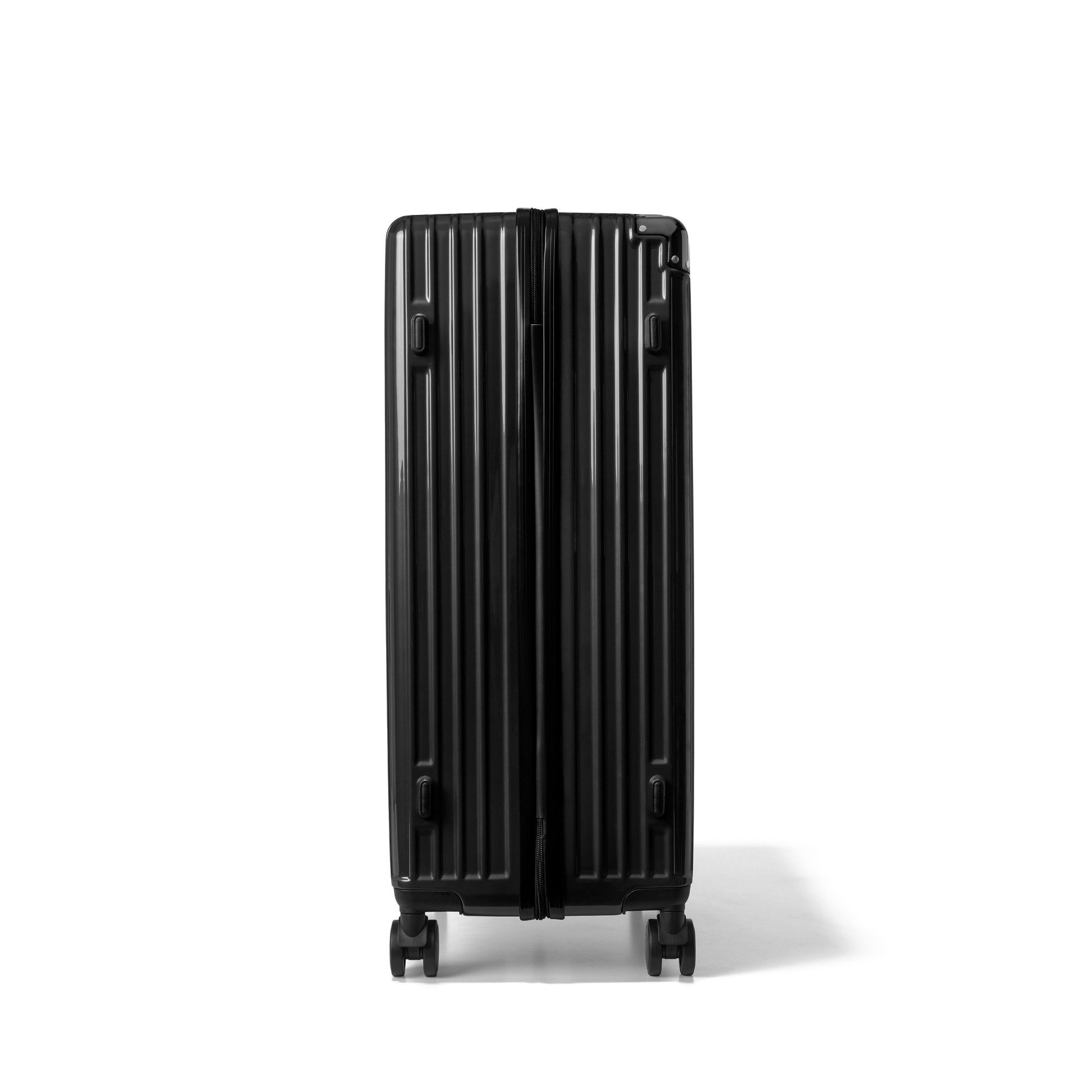 Reiskoffer Zwart Large Classic | Voyagoux zijkant