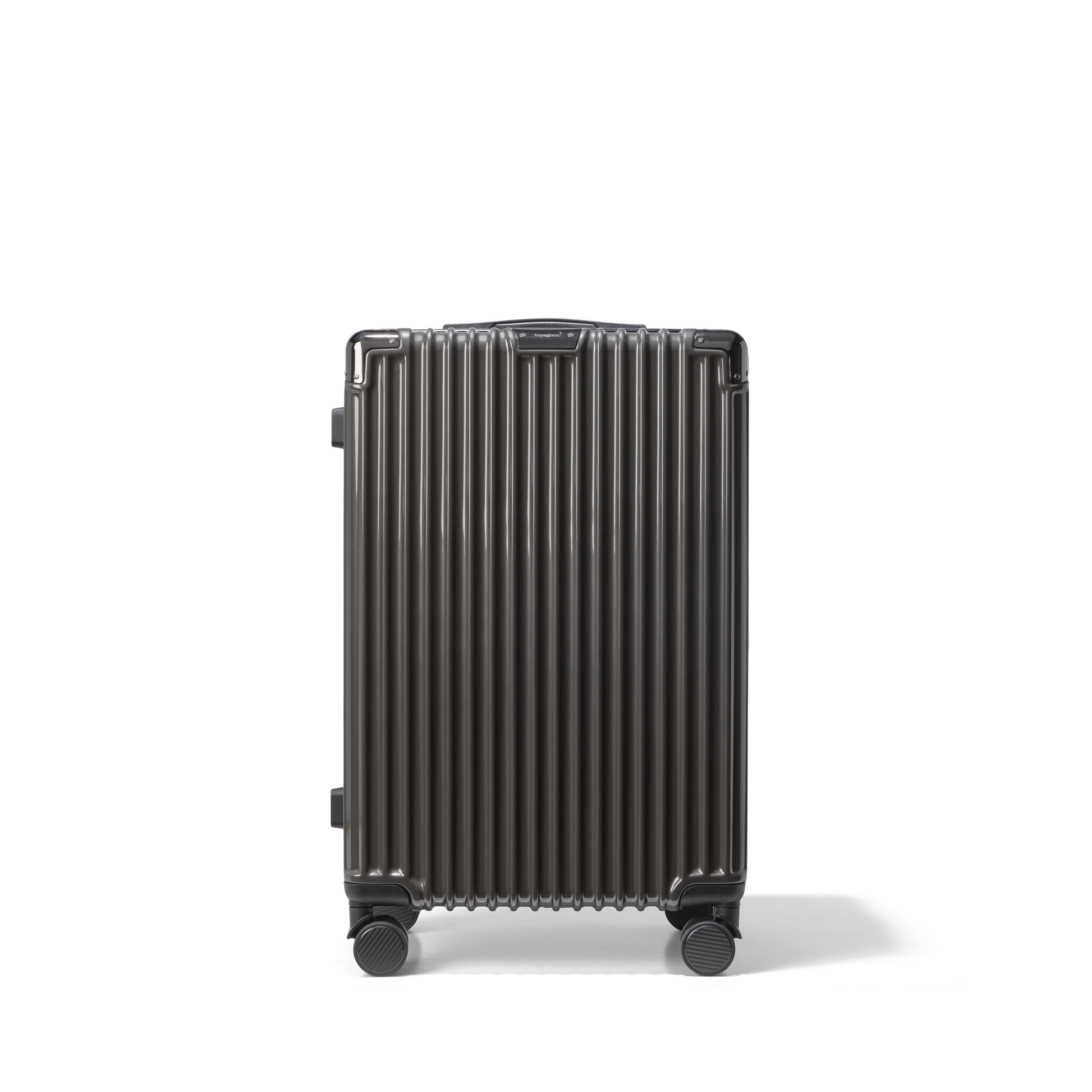 Reiskoffer Donkergrijs Medium Classic | Voyagoux voorkant