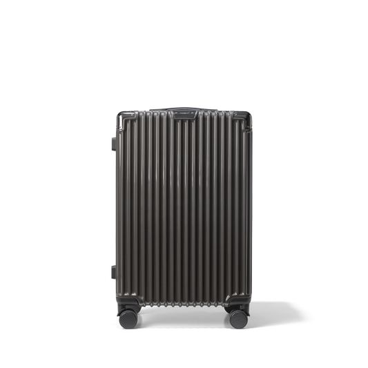 Reiskoffer Donkergrijs Medium Classic | Voyagoux voorkant