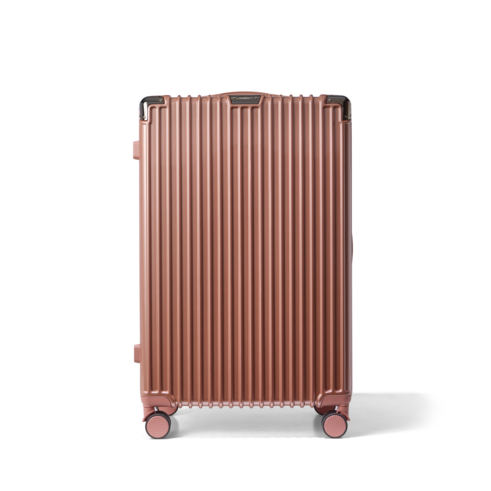 Reiskoffer Rose Gold Large Classic | Voyagoux voorkant