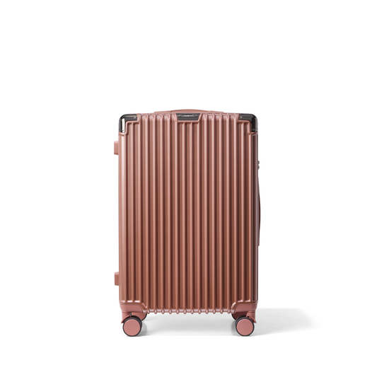Reiskoffer Rose Gold Medium Classic | Voyagoux voorkant