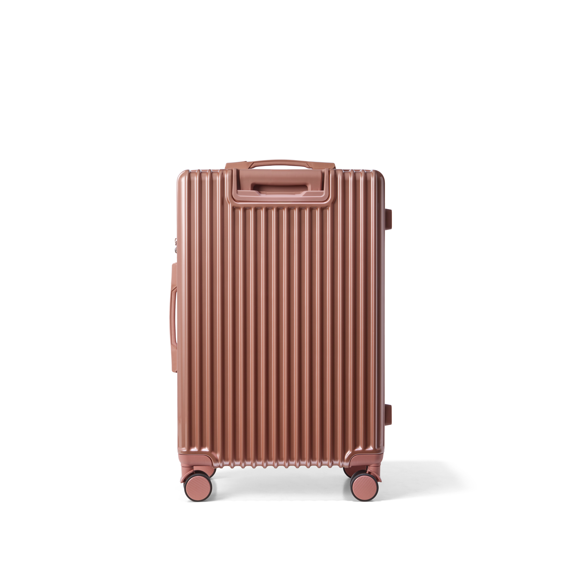 Reiskoffer Rose Gold Medium Classic | Voyagoux achterkant