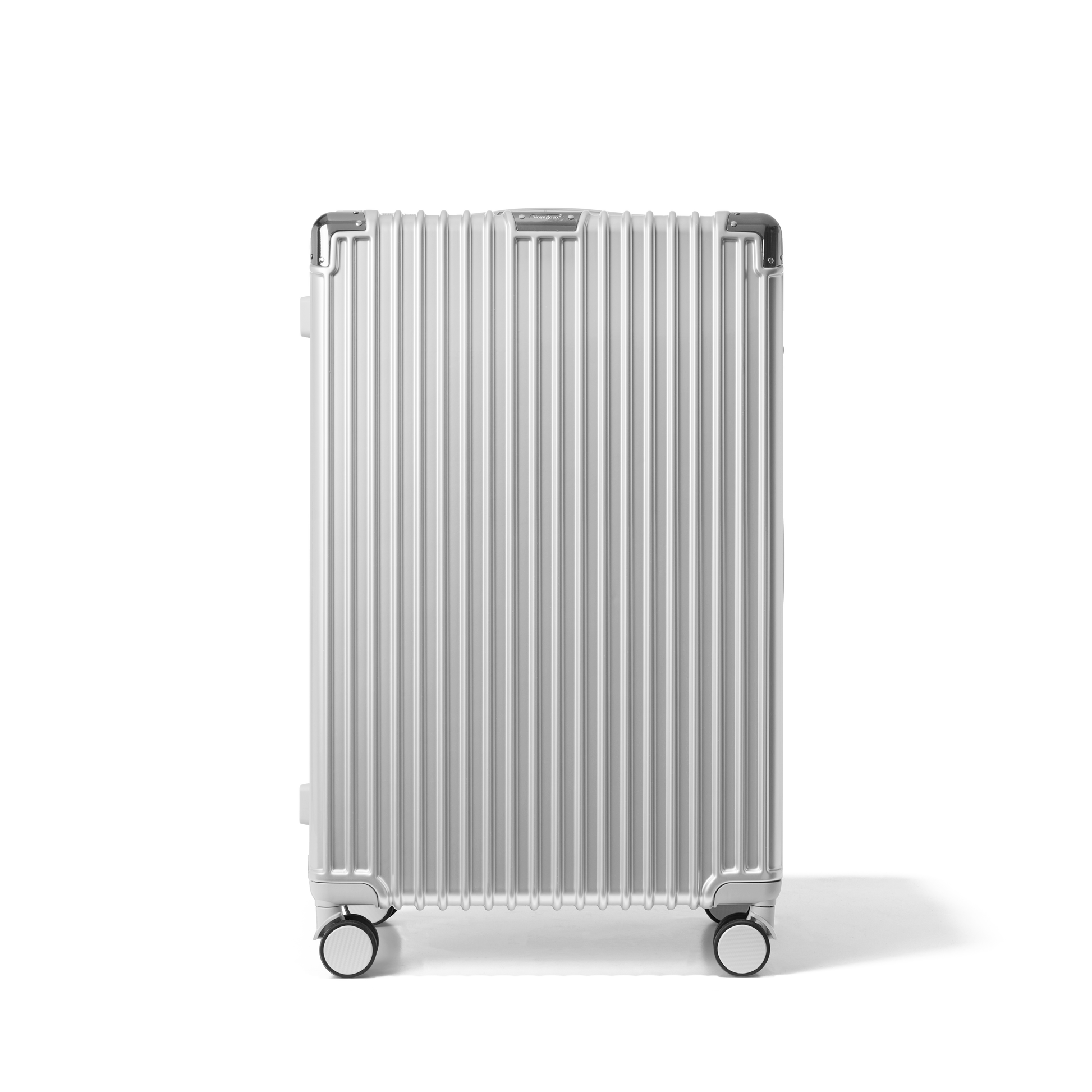 Reiskoffer Zilver Large Classic | Voyagoux voorkant