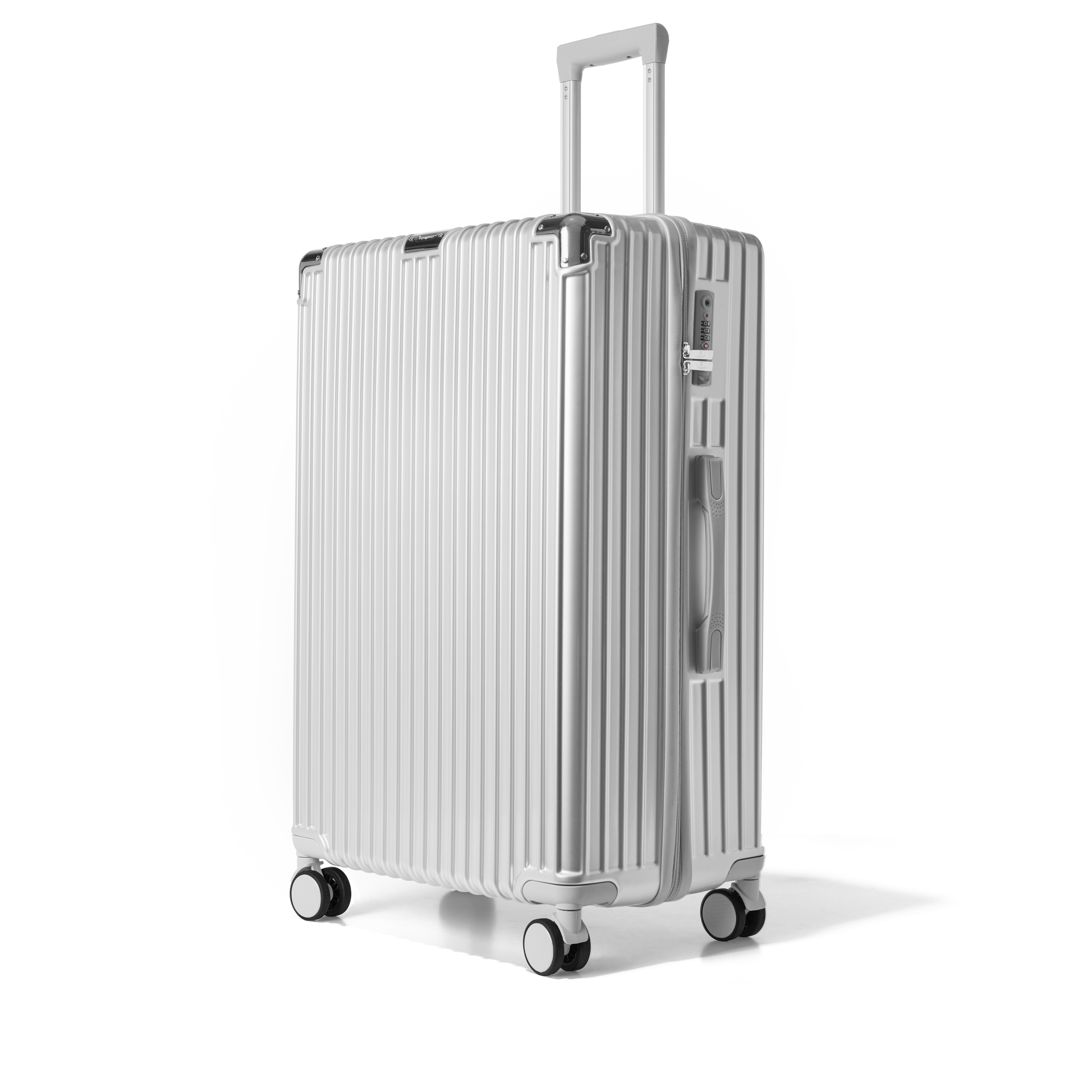 Kofferset 2 delig Zilver M / L Classic | Voyagoux