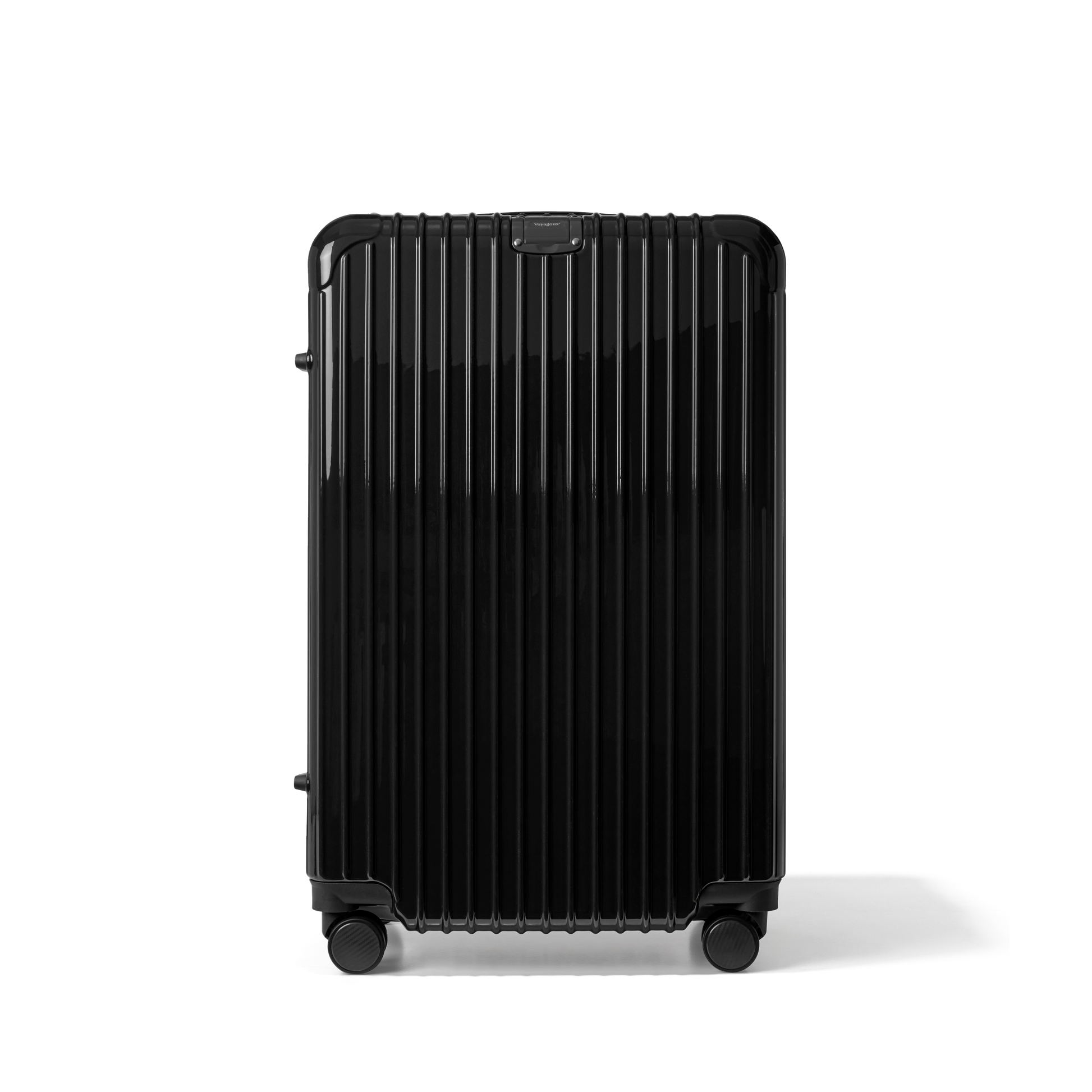 Reiskoffer Zwart Large Essentials | Voyagoux voorkant