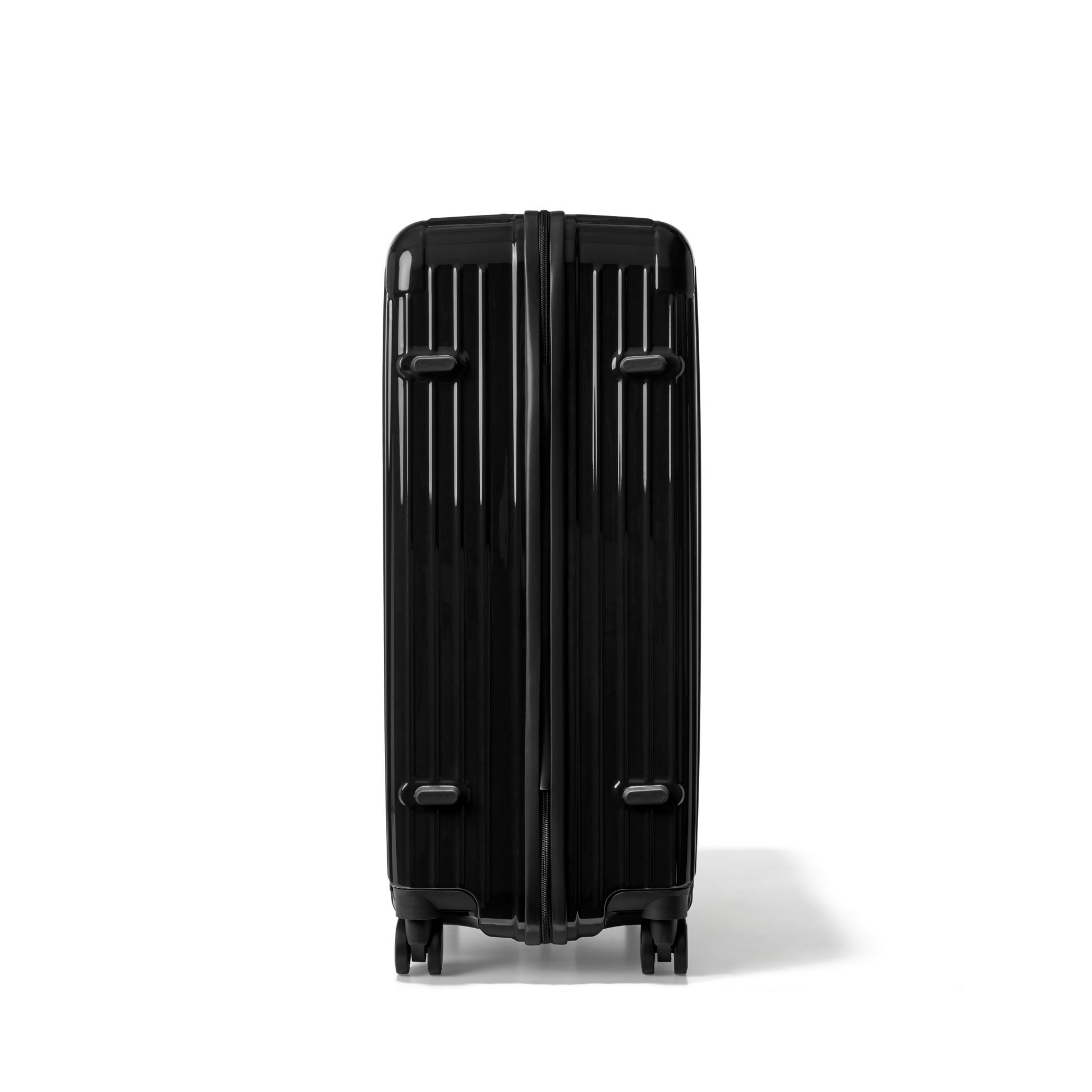 Reiskoffer Zwart Large Essentials | Voyagoux zijkant