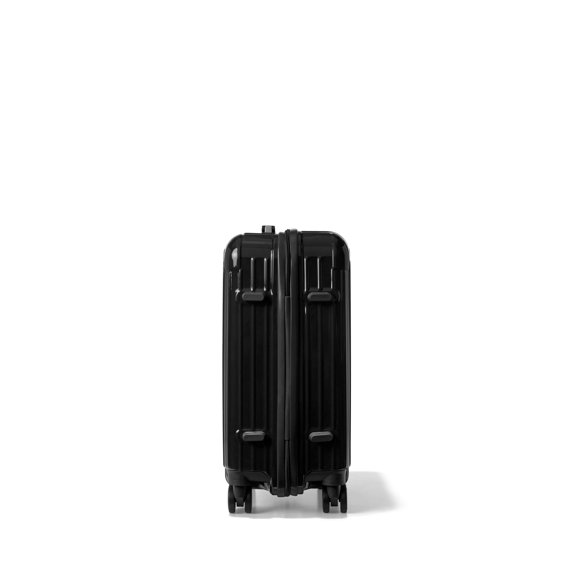 Handbagage koffer Zwart Essentials | Voyagoux zijkant