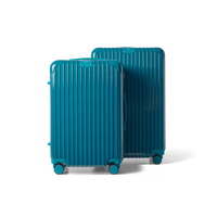 Kofferset 2 delig Lichtblauw M / L Essentials | Voyagoux voorkant