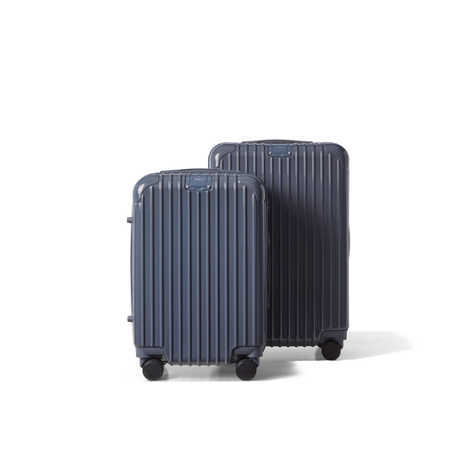 Kofferset 2 delig Nardo Grijs S / M Essentials | Voyagoux voorkant