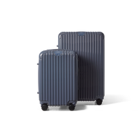 Kofferset 2 delig Nardo Grijs S / L Essentials | Voyagoux voorkant