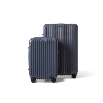 Kofferset 2 delig Nardo Grijs S / L Essentials | Voyagoux voorkant