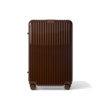 Reiskoffer Donkerbruin Large Essentials | Voyagoux voorkant