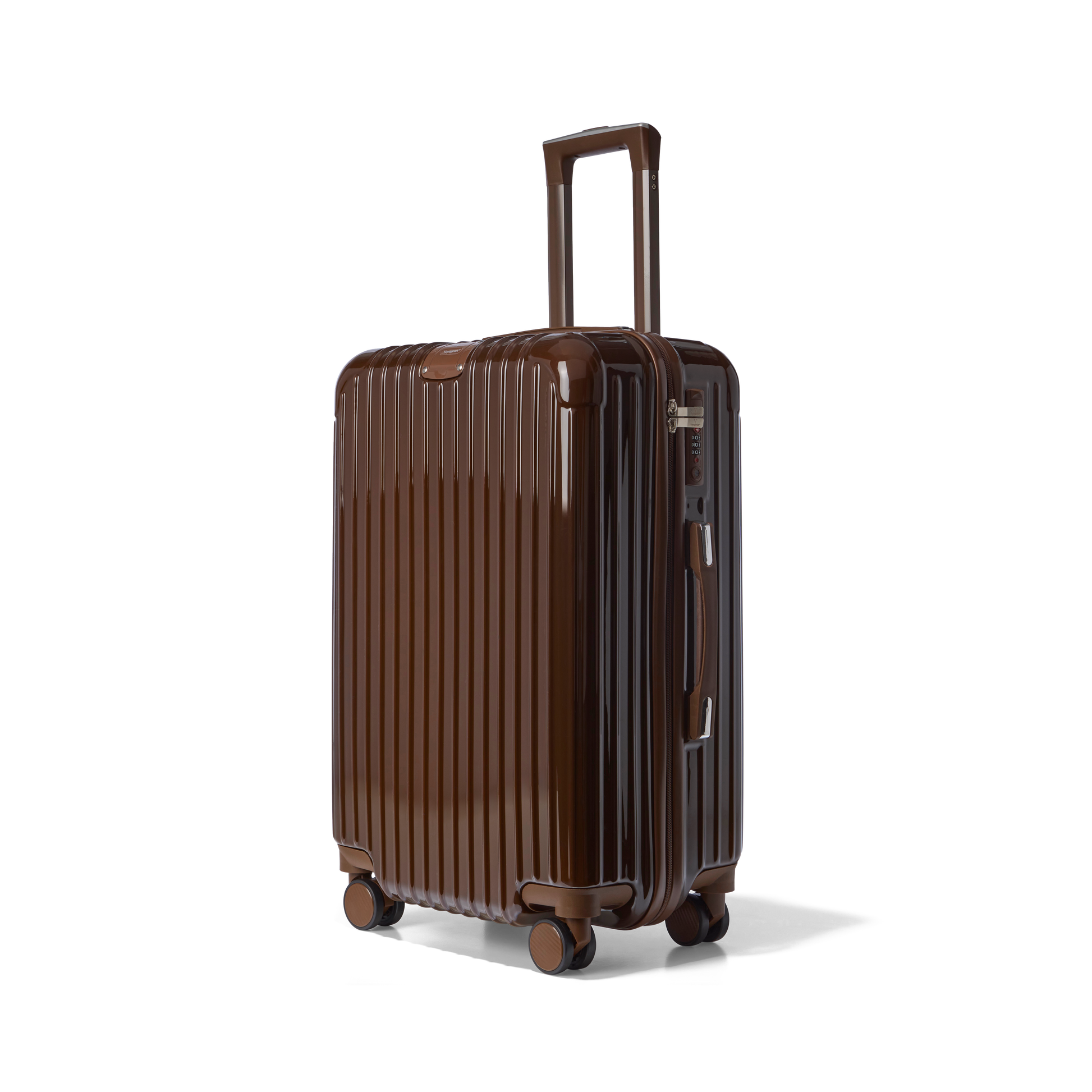 Reiskoffer Donkerbruin Medium Essentials | Voyagoux 