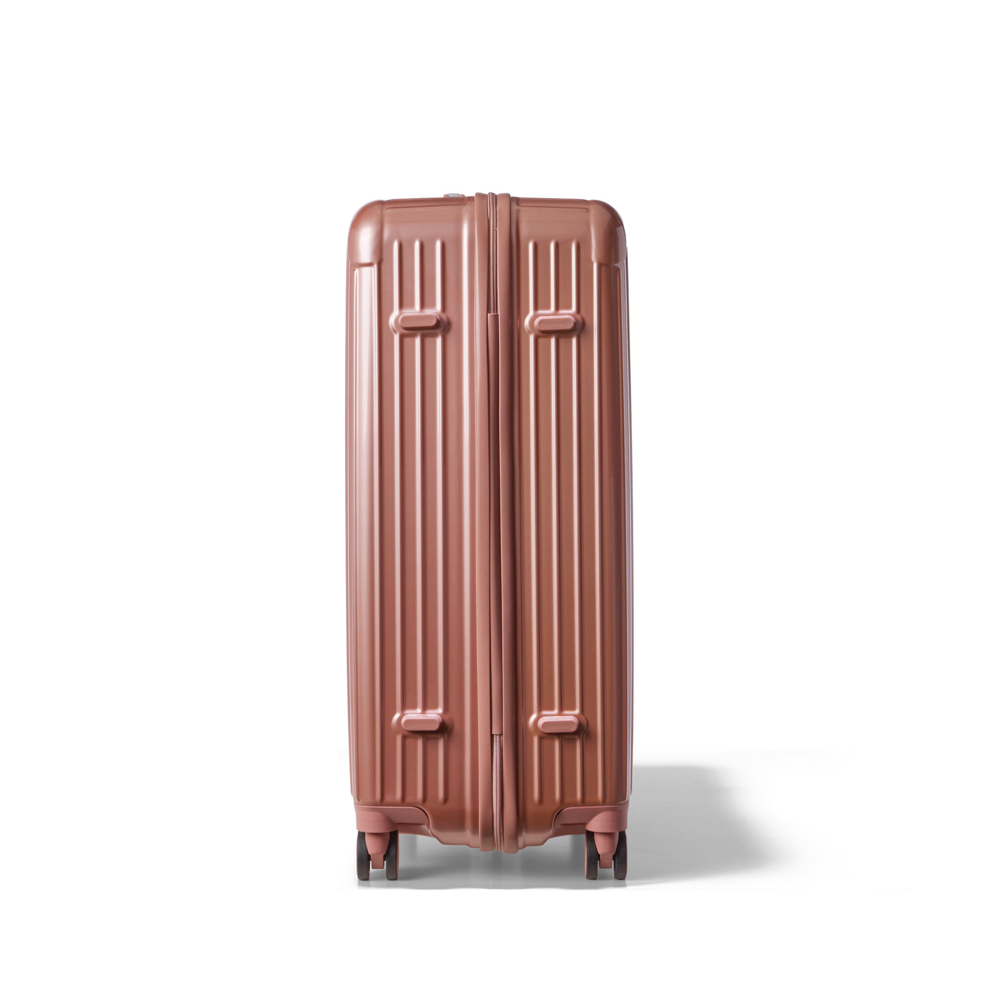Reiskoffer Rose Gold Large Essentials | Voyagoux zijkant