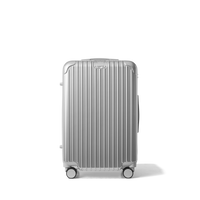 Reiskoffer Zilver Medium Essentials | Voyagoux voorkant