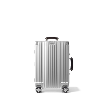 Handbagage koffer Aluminium Zilver ICON | Voyagoux voorkant