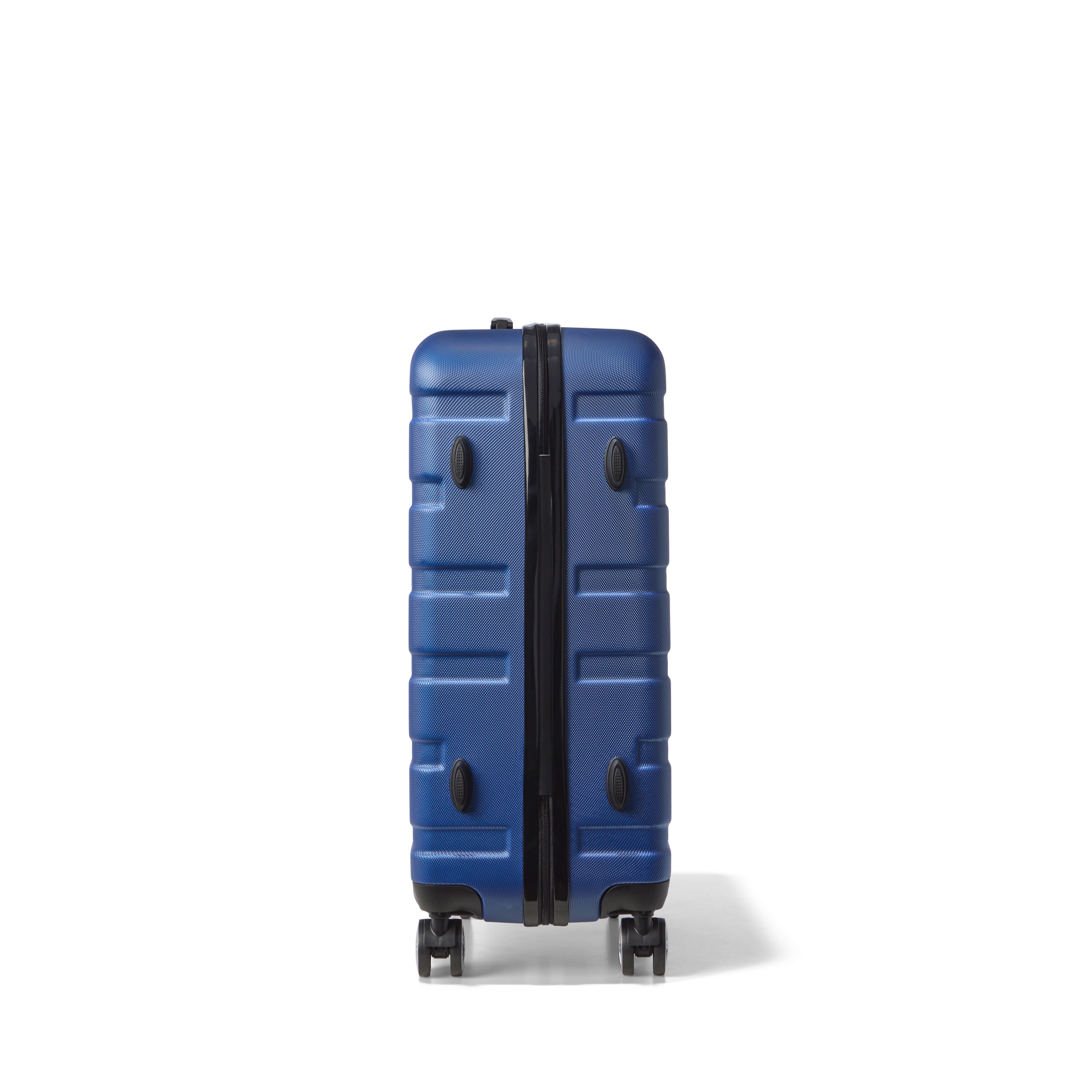 Reiskoffer Blauw Medium Revelation | Voyagoux zijkant