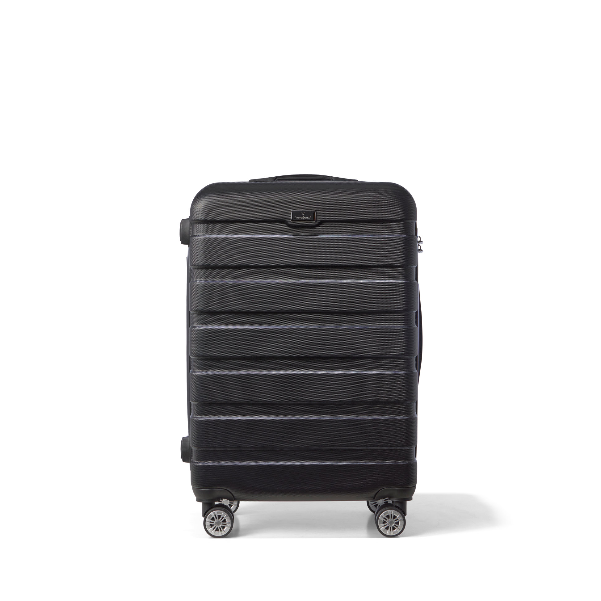 Reiskoffer Zwart Medium Revelation | Voyagoux voorkant