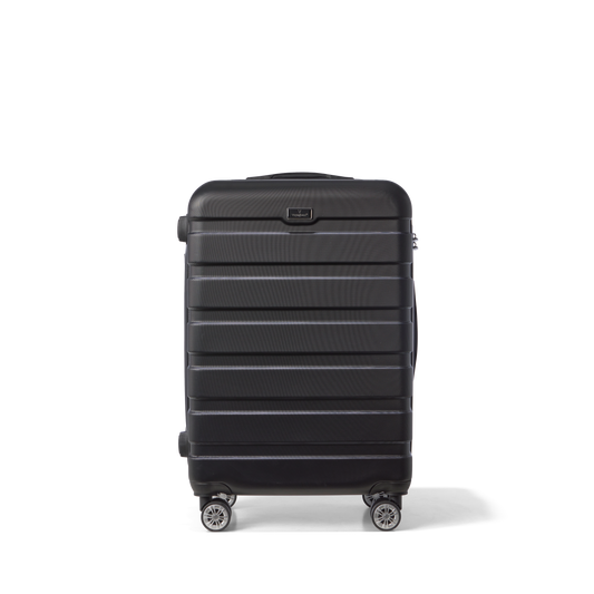 Reiskoffer Zwart Medium Revelation | Voyagoux voorkant