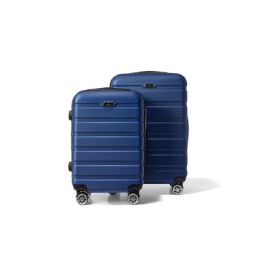 Kofferset 2 delig Blauw S / M Revelation | Voyagoux voorkant