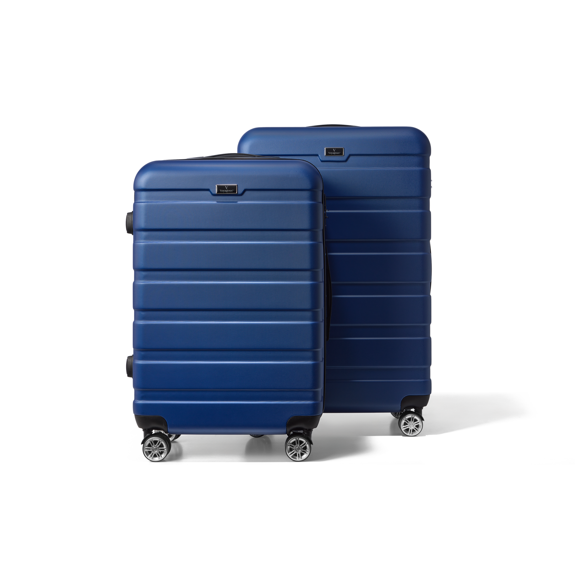 Kofferset 2 delig Blauw M / L Revelation | Voyagoux voorkant