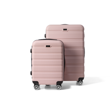 Kofferset 2 delig Lichtroze S / L Revelation | Voyagoux voorkant