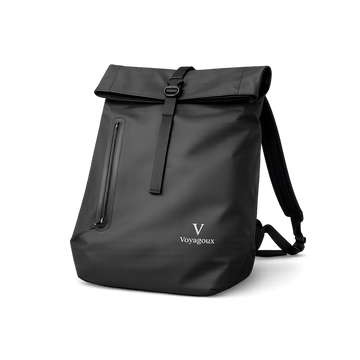 Rolltop Rugzak - Zwart